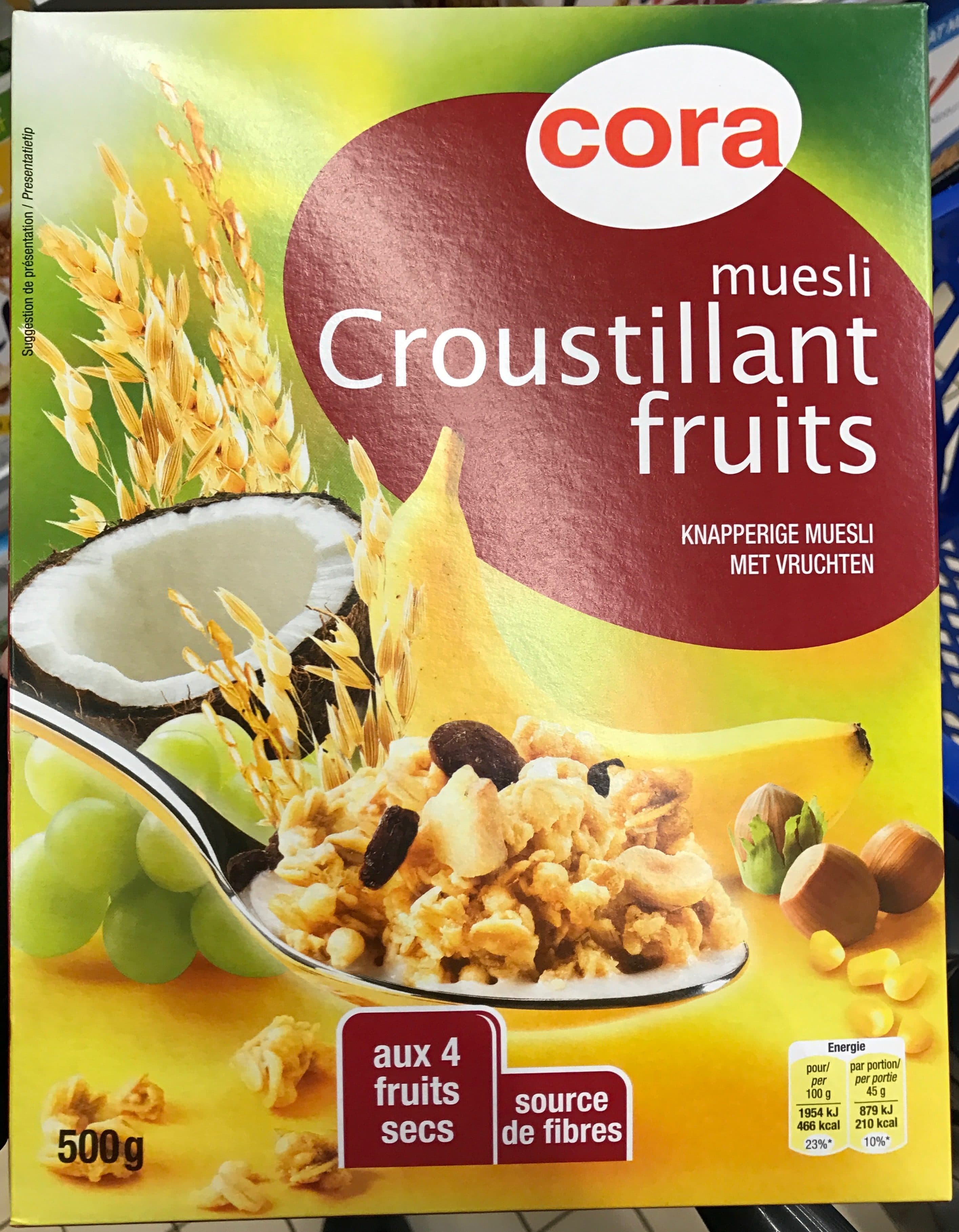 Cora Muesli croustillant fruits packshot