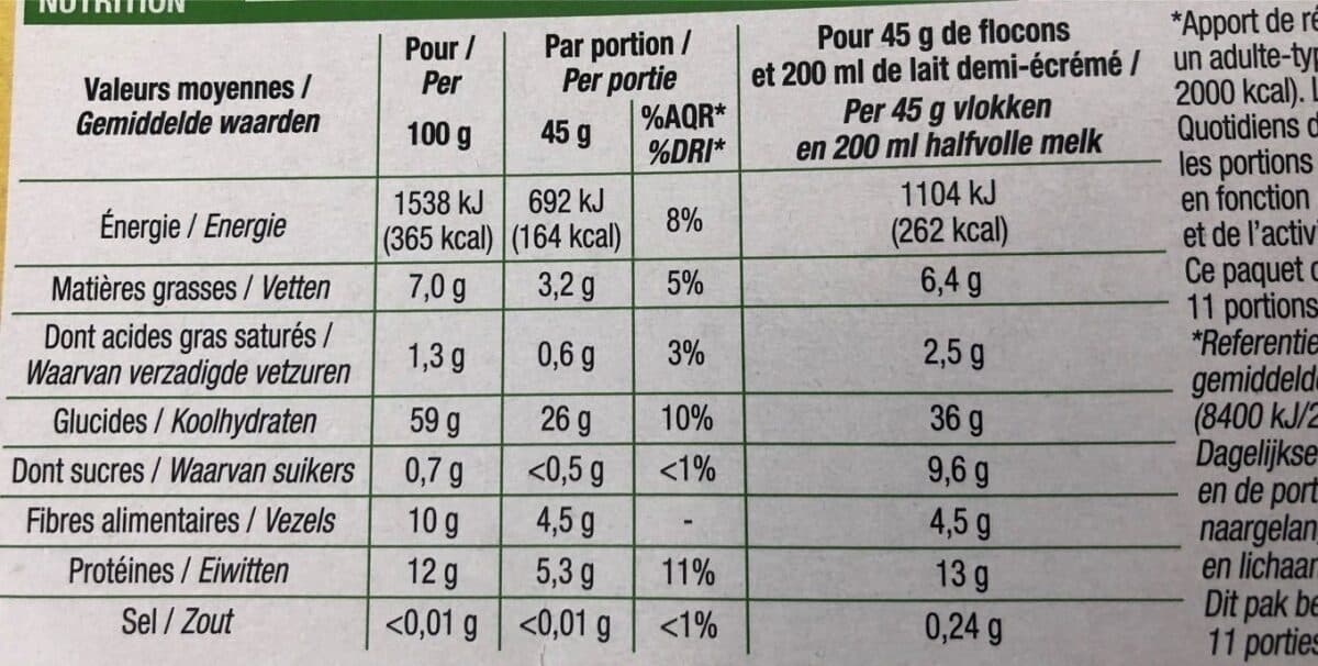 Cora Flocon d'avoine packshot