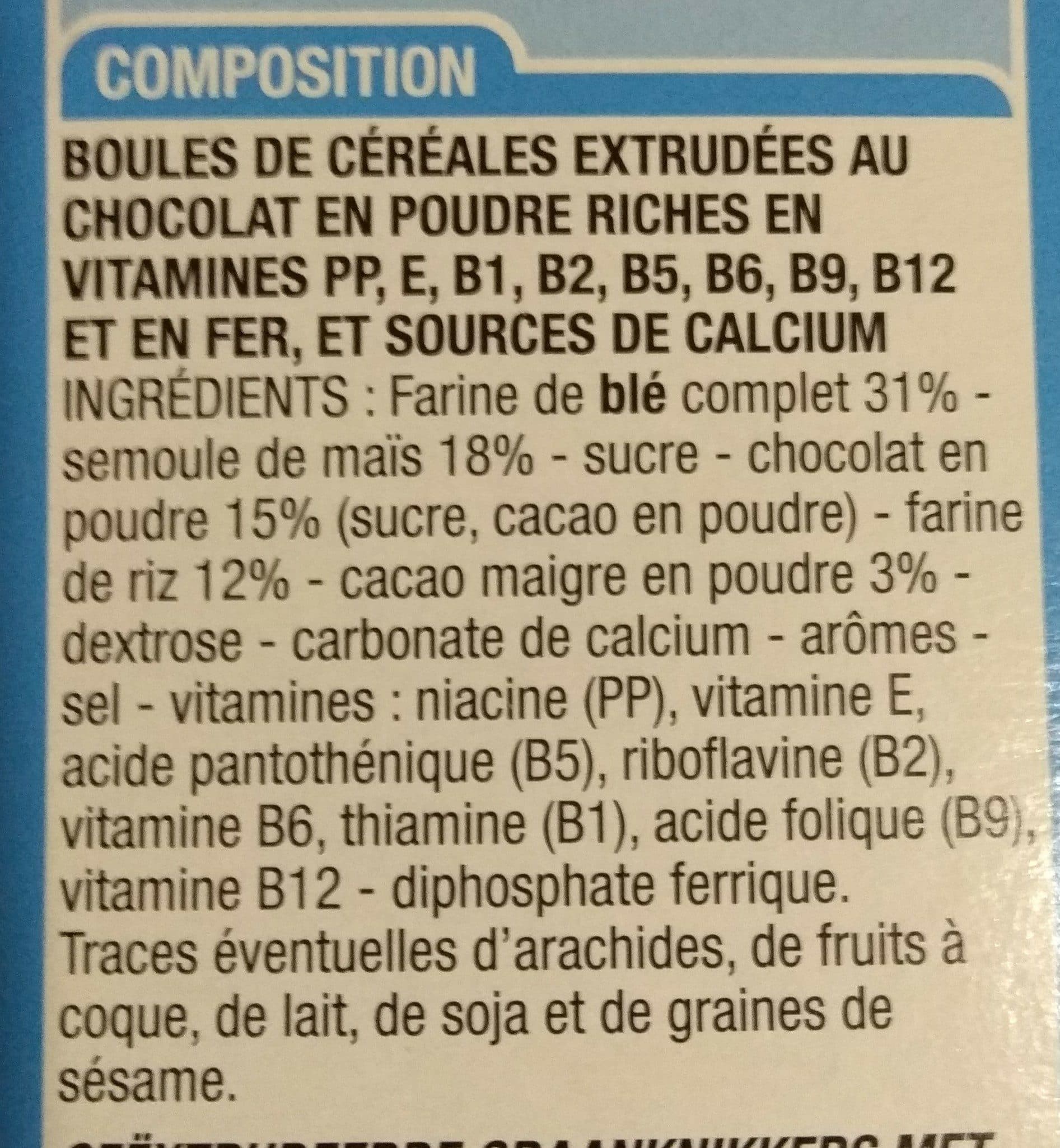 Cora Boules Chocolat packshot