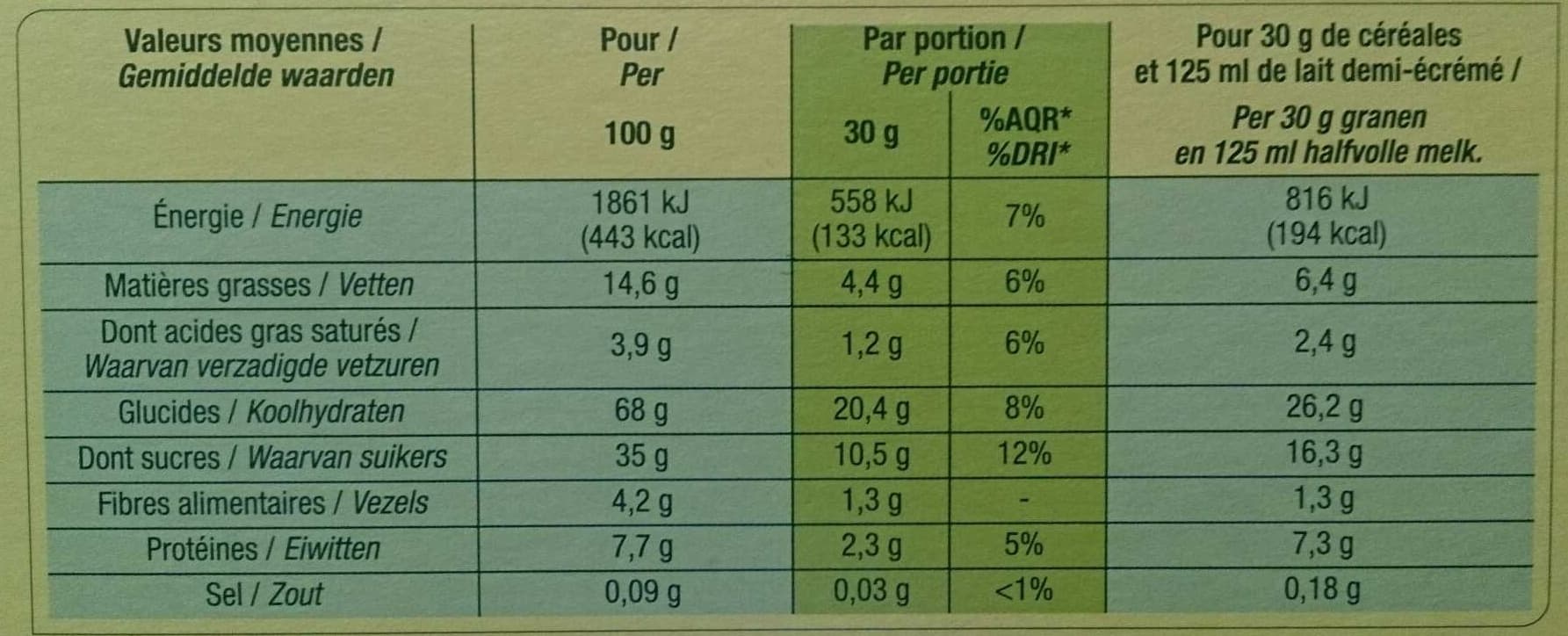 Nature Bio Céréales fourrées cacao noisette packshot