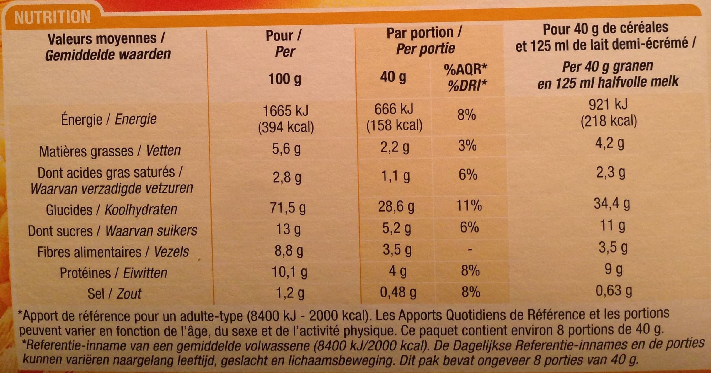 Cora Coussins d'avoine céréales et banane packshot