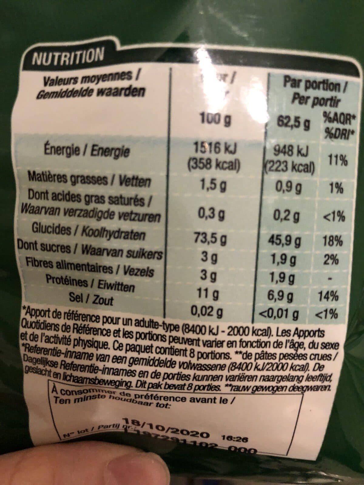 Cora Penne rigate packshot