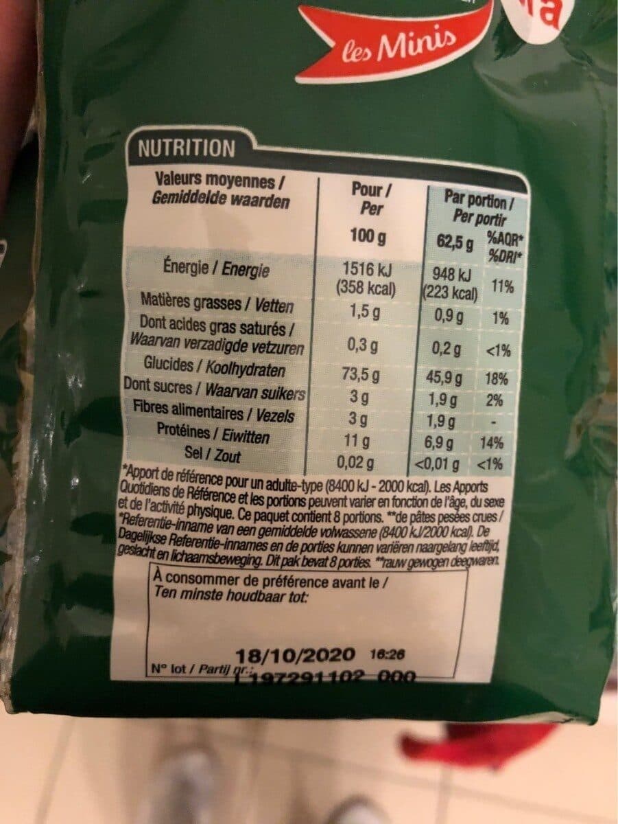 Cora Penne rigate packshot