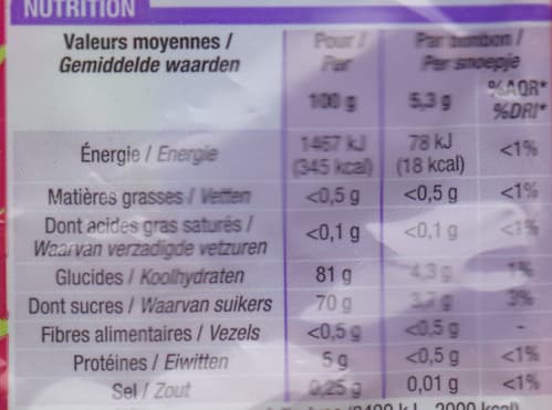 Cora Mix Confiseries gélifiées aromatisées et acidulées packshot