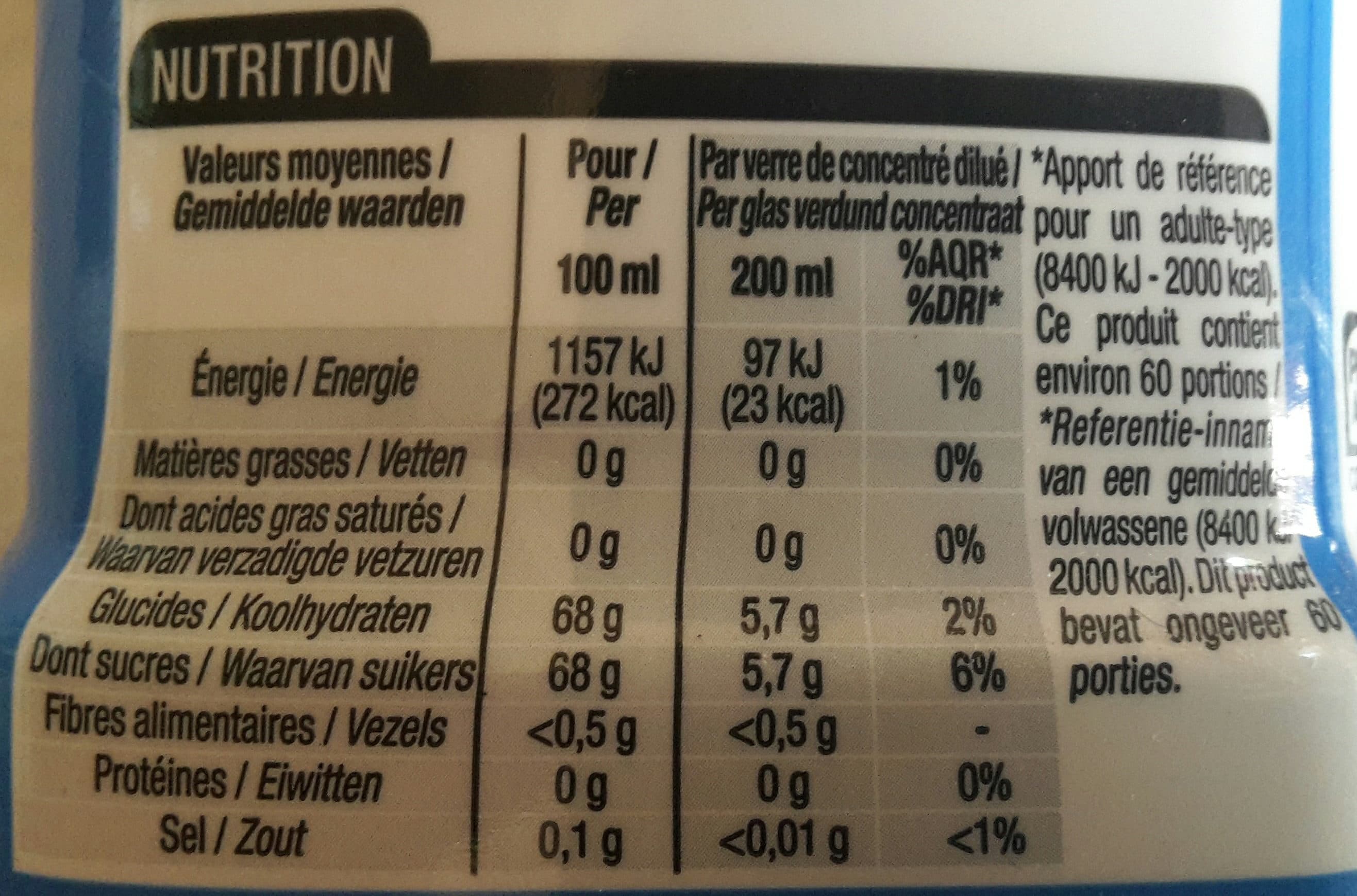 Cora Boisson concentré pour soda saveur limonade packshot
