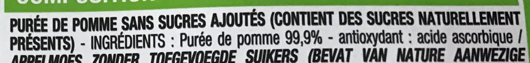 Cora Sans sucres ajoutés Pomme packshot
