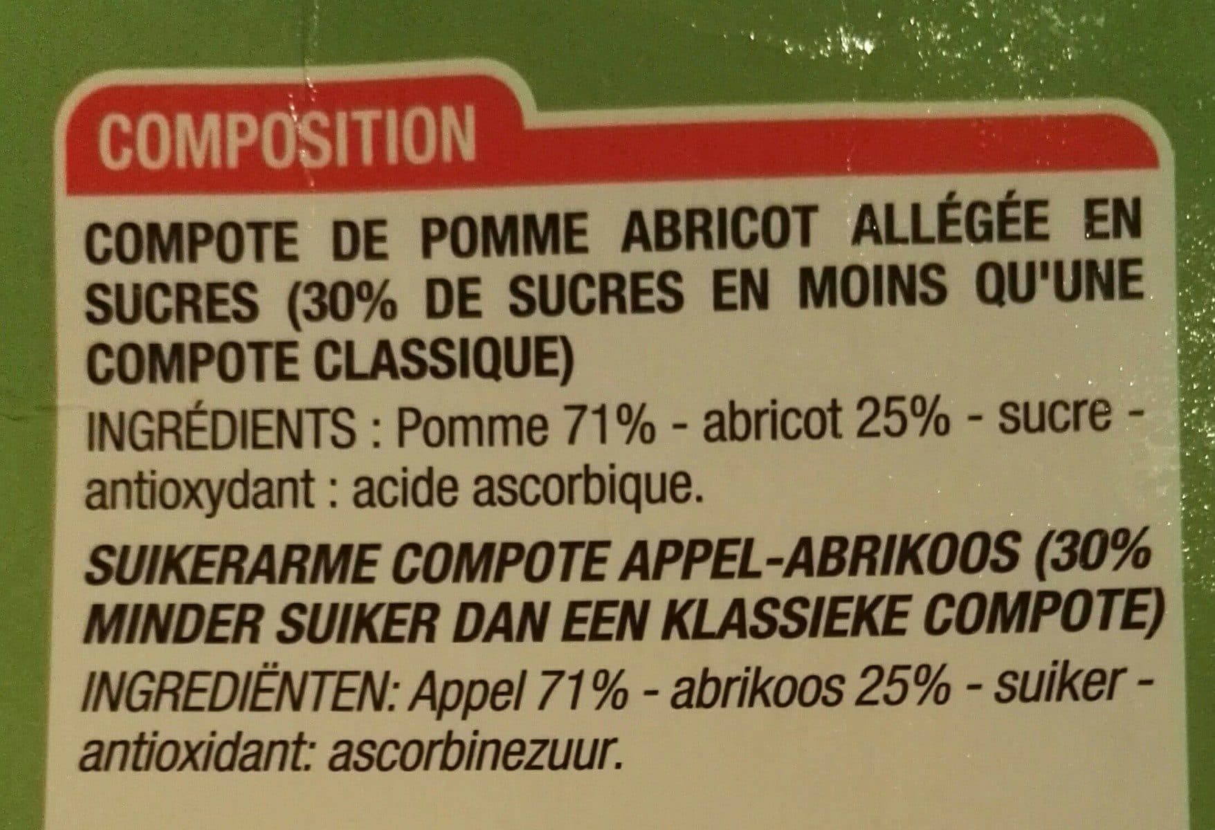Cora Compote pomme abricot packshot