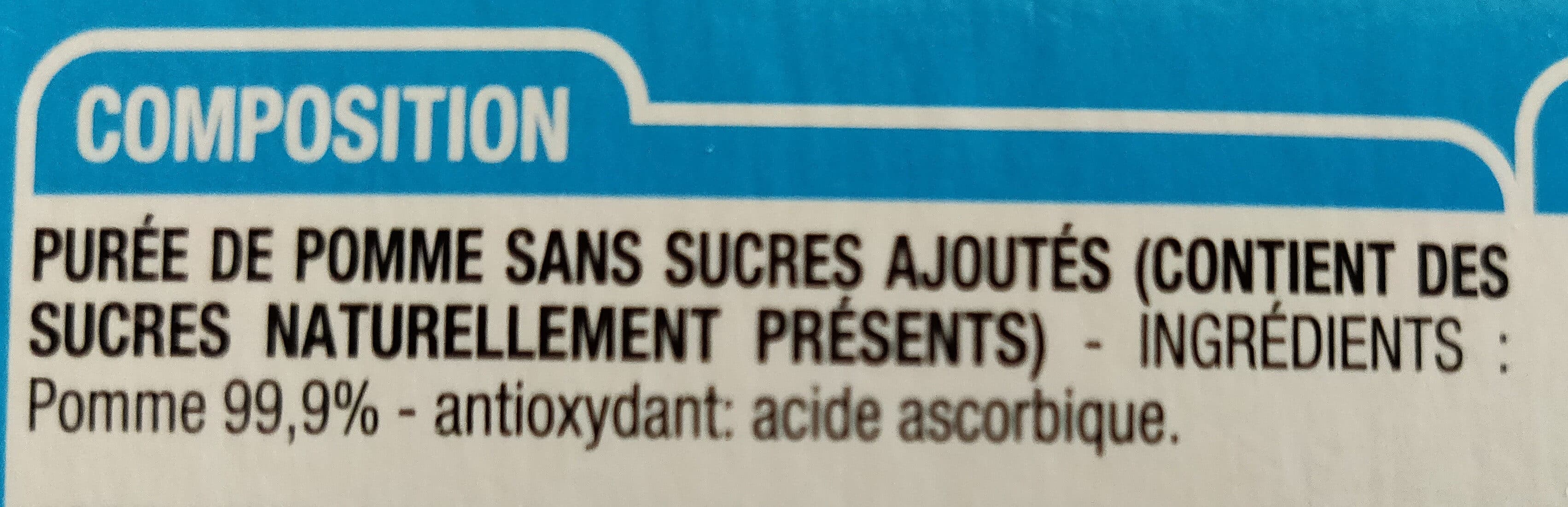 Cora Cora pomme sans sucres ajoutés packshot