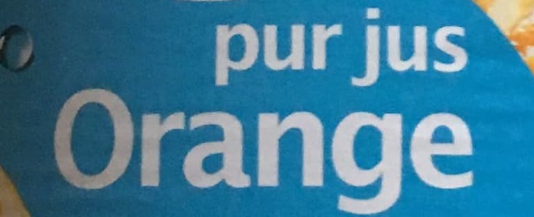 Cora Pur jus Orange sans pulpe packshot