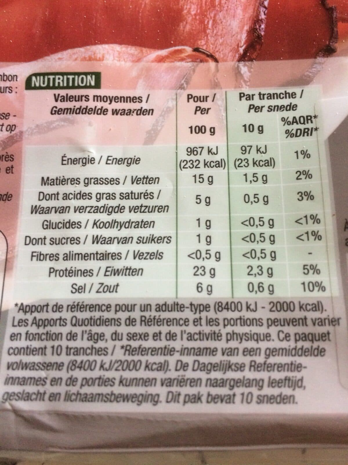 Cora Jambon fumé forêt noire packshot