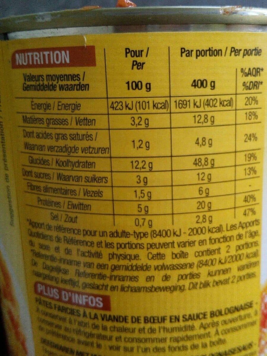 Cora Ravioli Bolognaise packshot