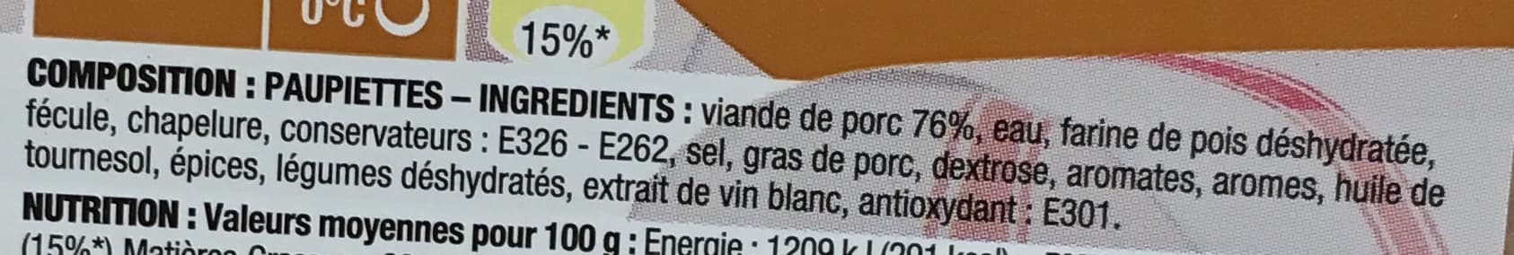 Cora Paupiettes au porc packshot