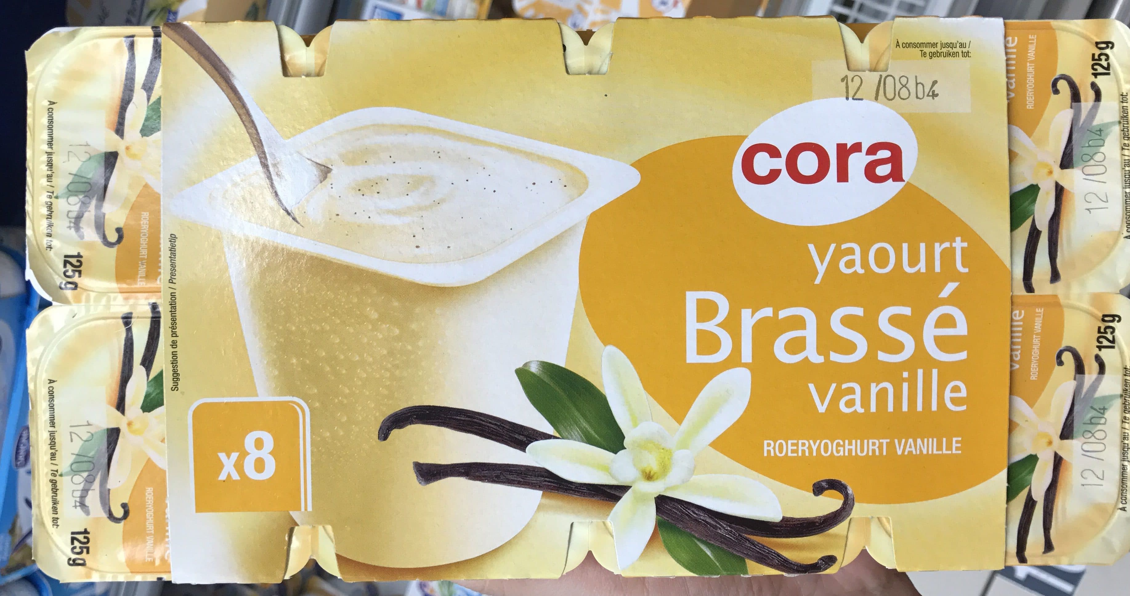 Cora Yaourt brassé vanille packshot