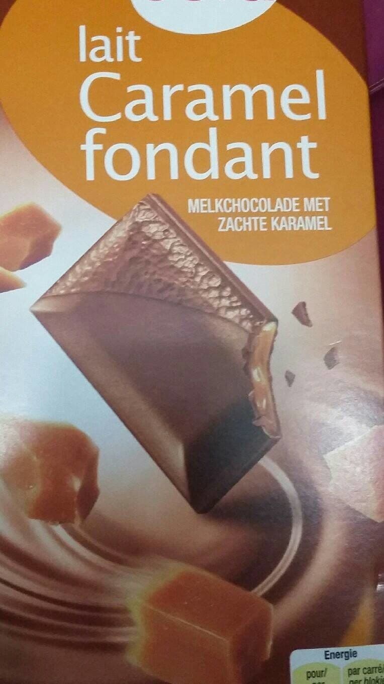 Cora Lait caramel fondant Chocolat packshot