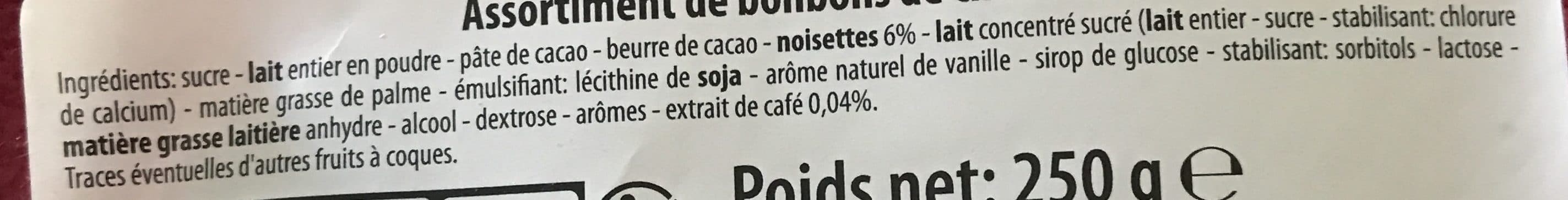 Cora Assortiment de bonbons chocolat packshot