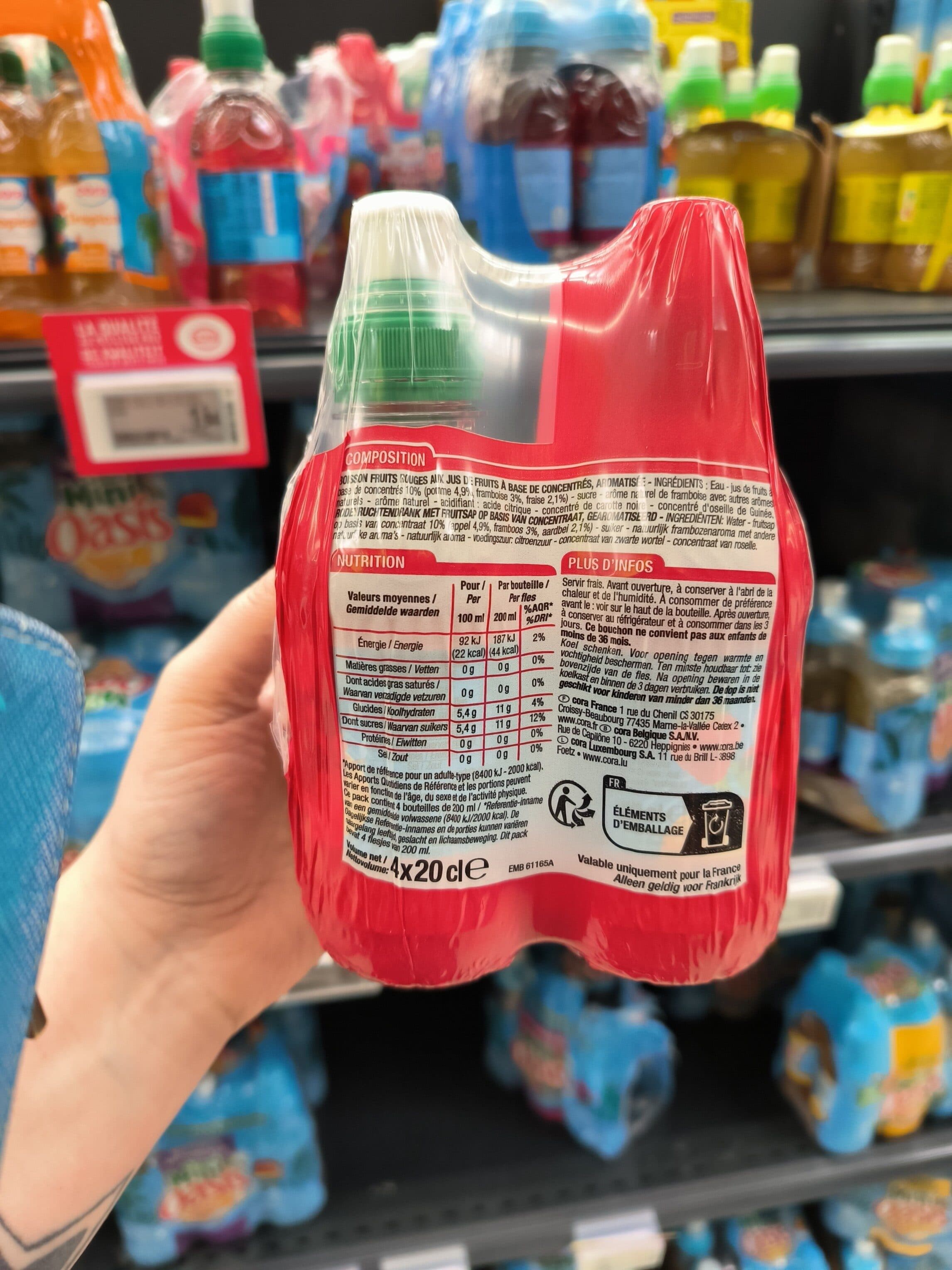 Cora Jus Fruits rouges packshot