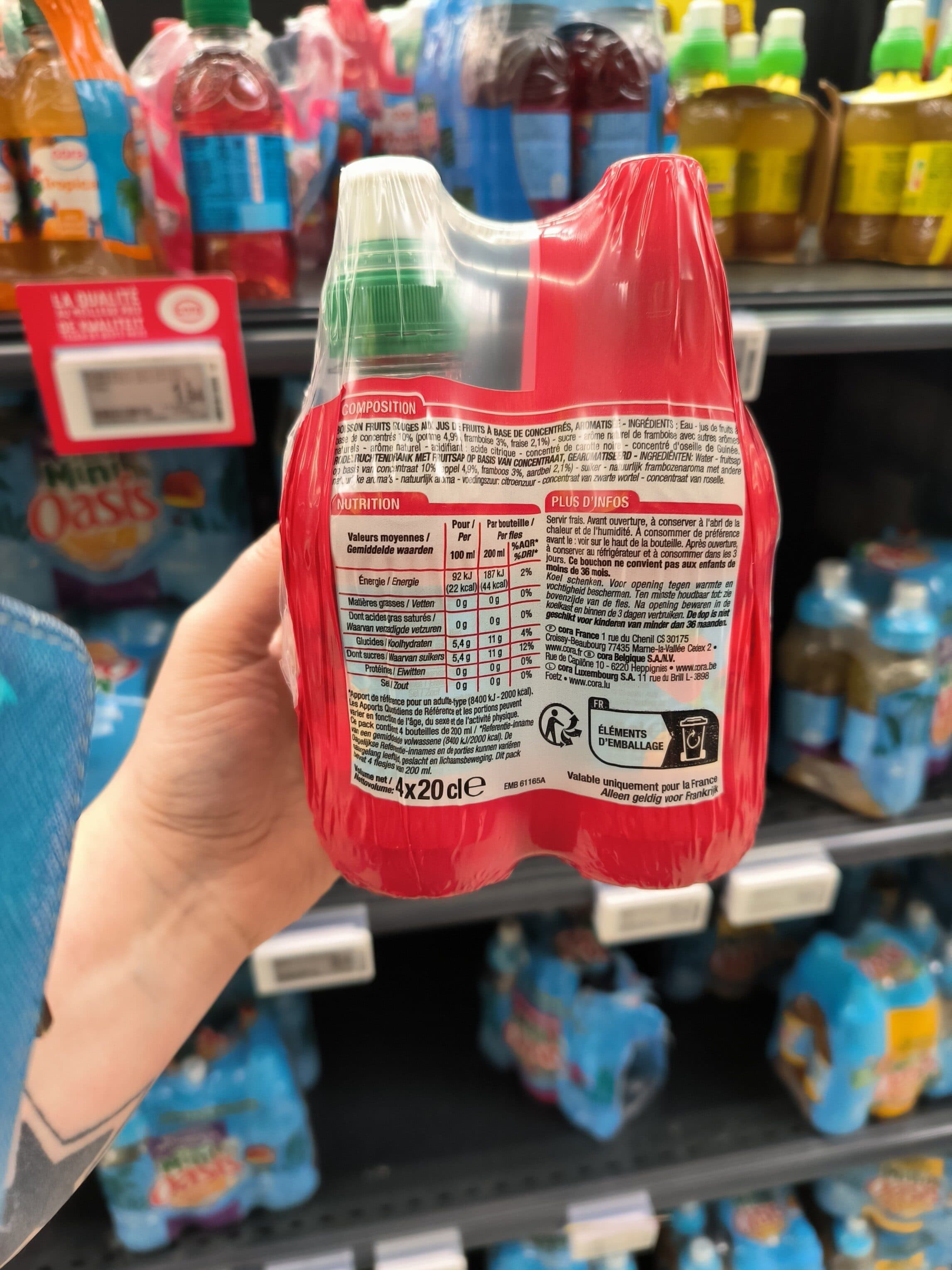 Cora Jus Fruits rouges packshot