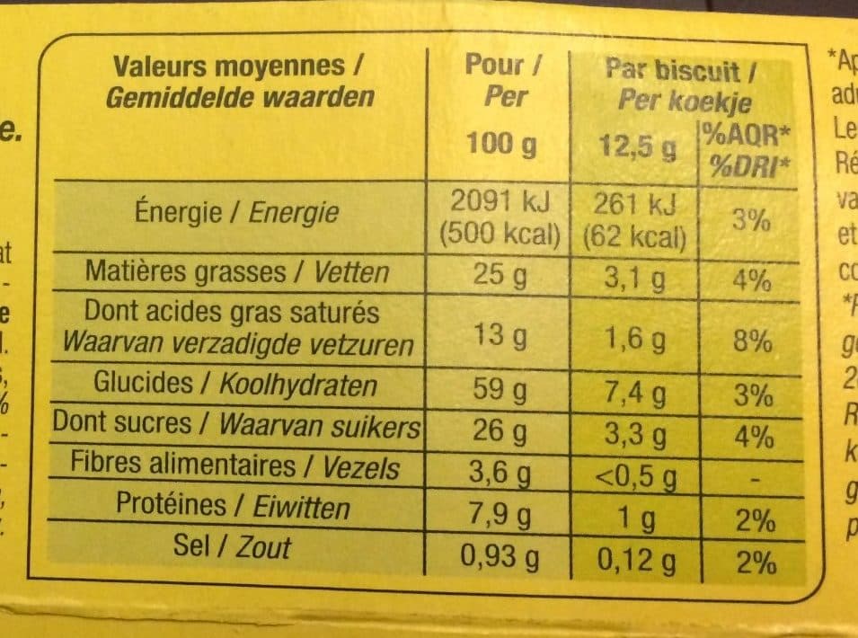 Nature Bio Sablés aux Céréales - Chocolat au Lait packshot