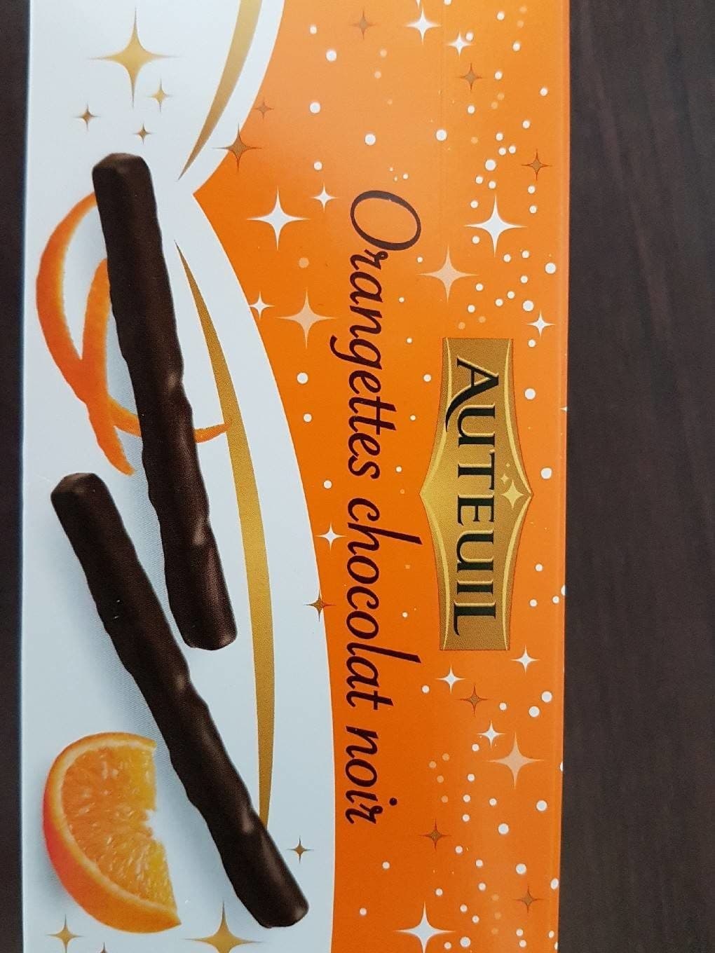 Auteuil Orangettes chocolat noir packshot
