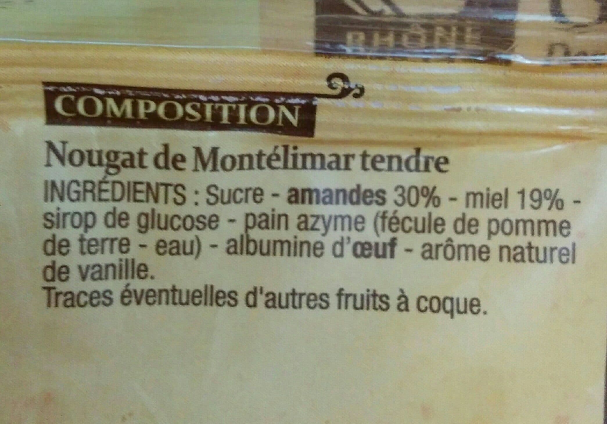 Patrimoine gourmand Barre De Nougat Tendre De Montélimar packshot
