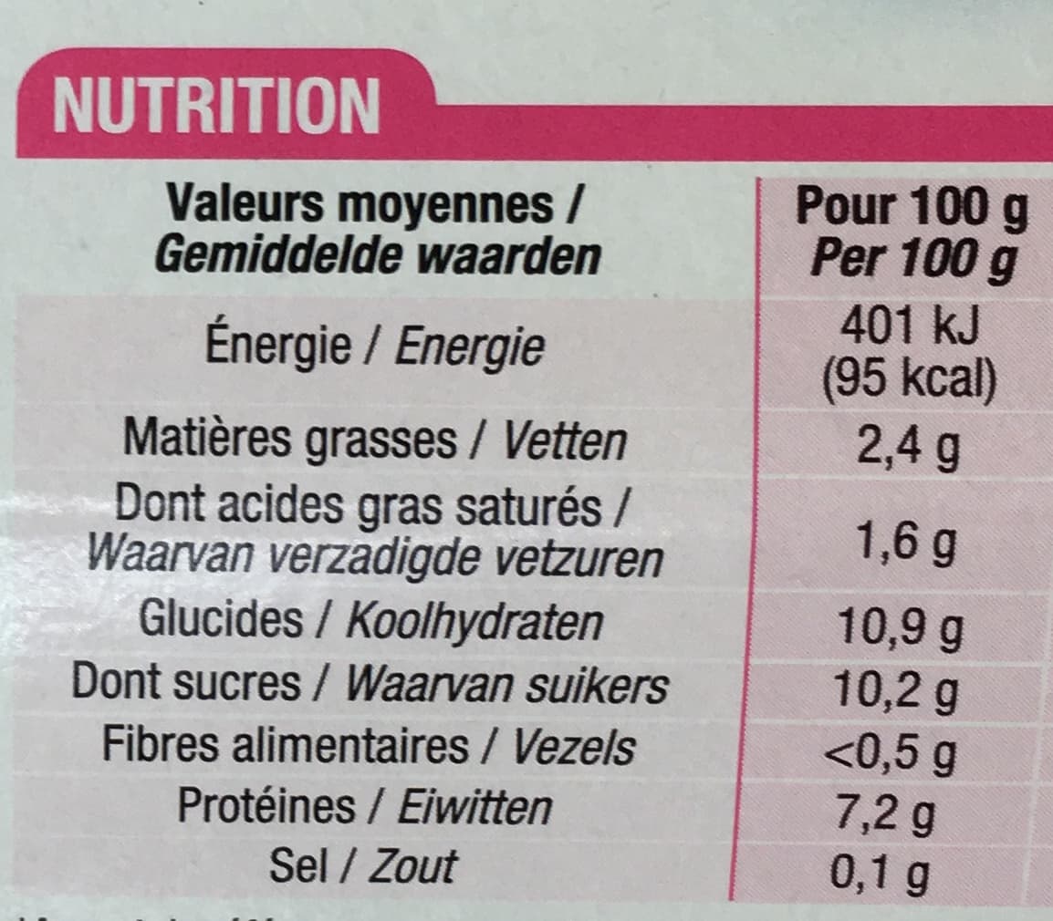 Cora Encas sur lit de framboise (2,4% MG) packshot