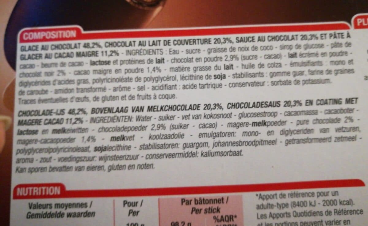 Cora Double chocolats packshot