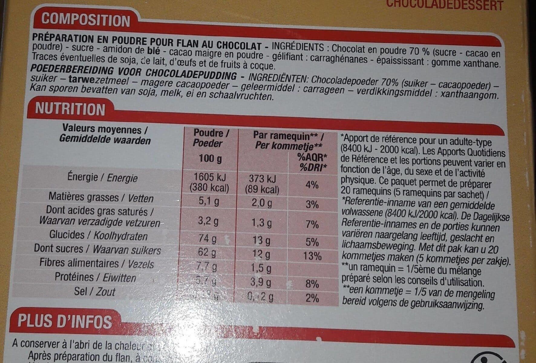 Cora Entremets au chocolat packshot