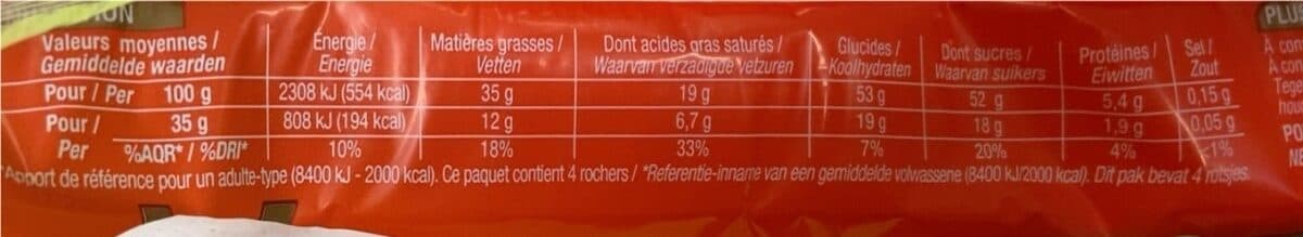 Cora Rocher au lait packshot