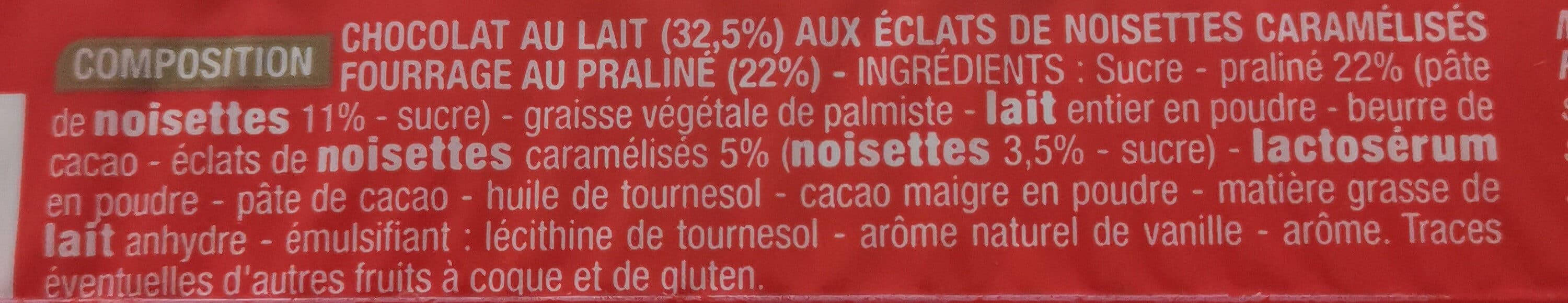Cora Rochers Lait packshot