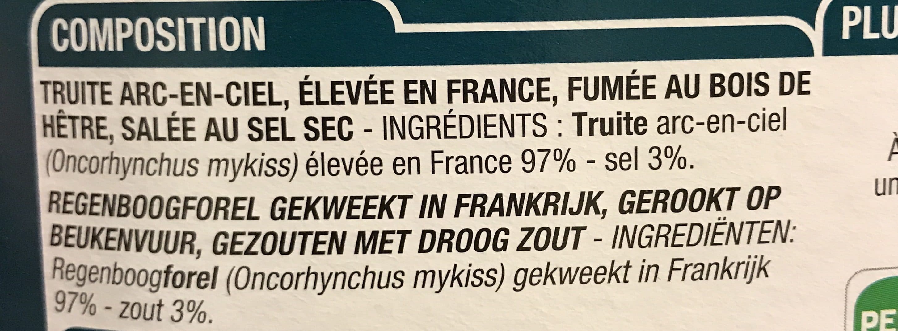 Cora Lardons de truite packshot