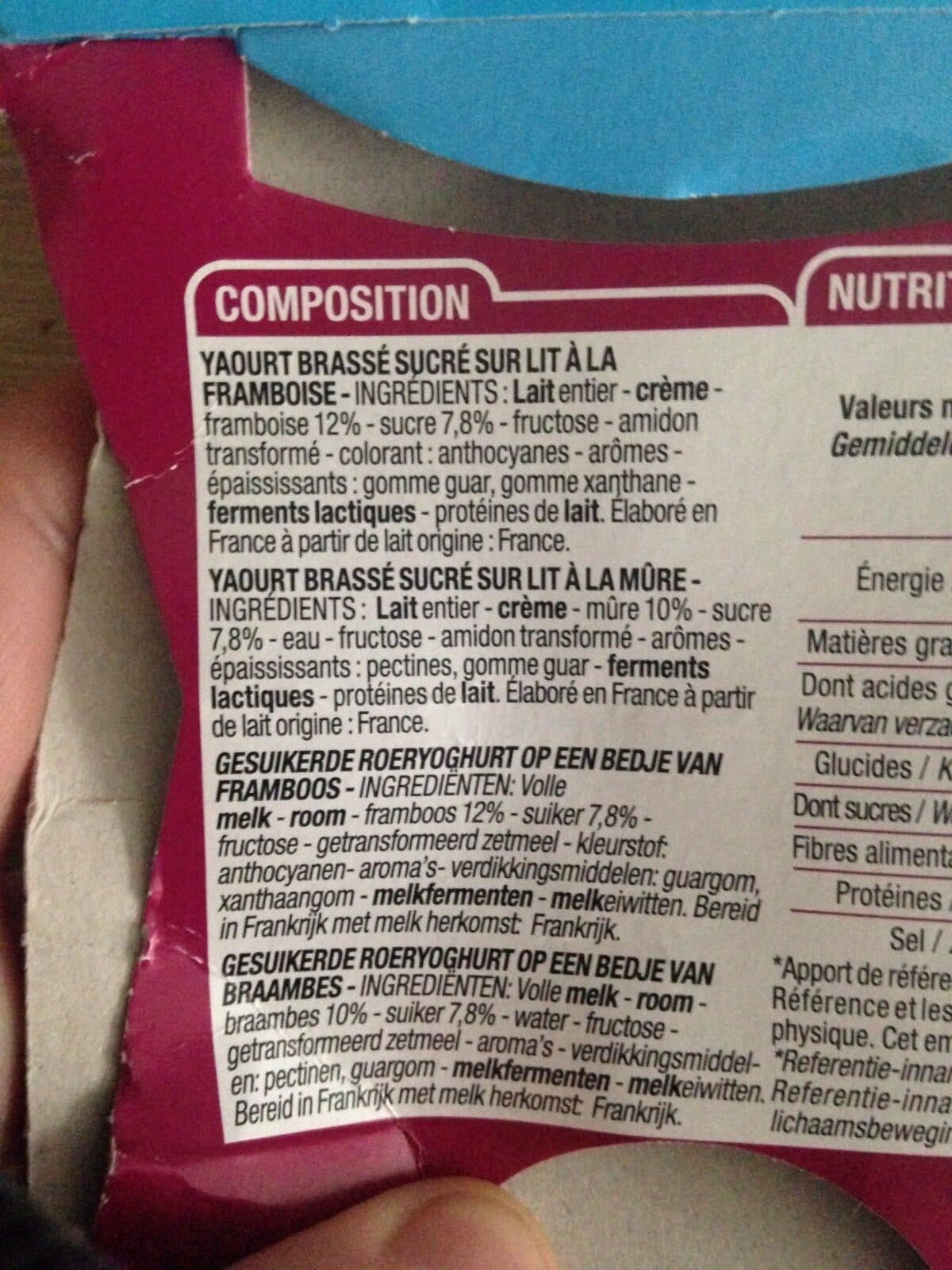 Cora Yaourt à la Grecque sur Lit de Fruits packshot