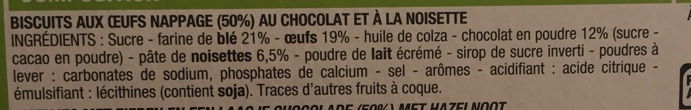 Cora Barquette chocolat noisette packshot