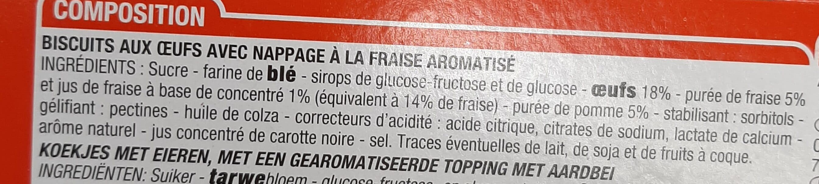 Cora Barquettes Fraise packshot