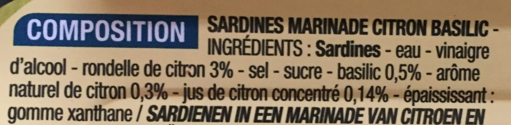 Cora Sardines citron-basilic packshot