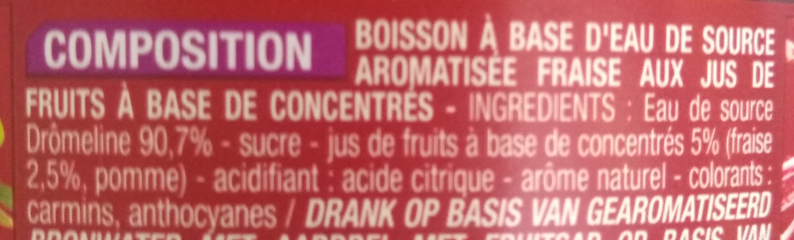 Cora Eau Aromatisé Fraise packshot