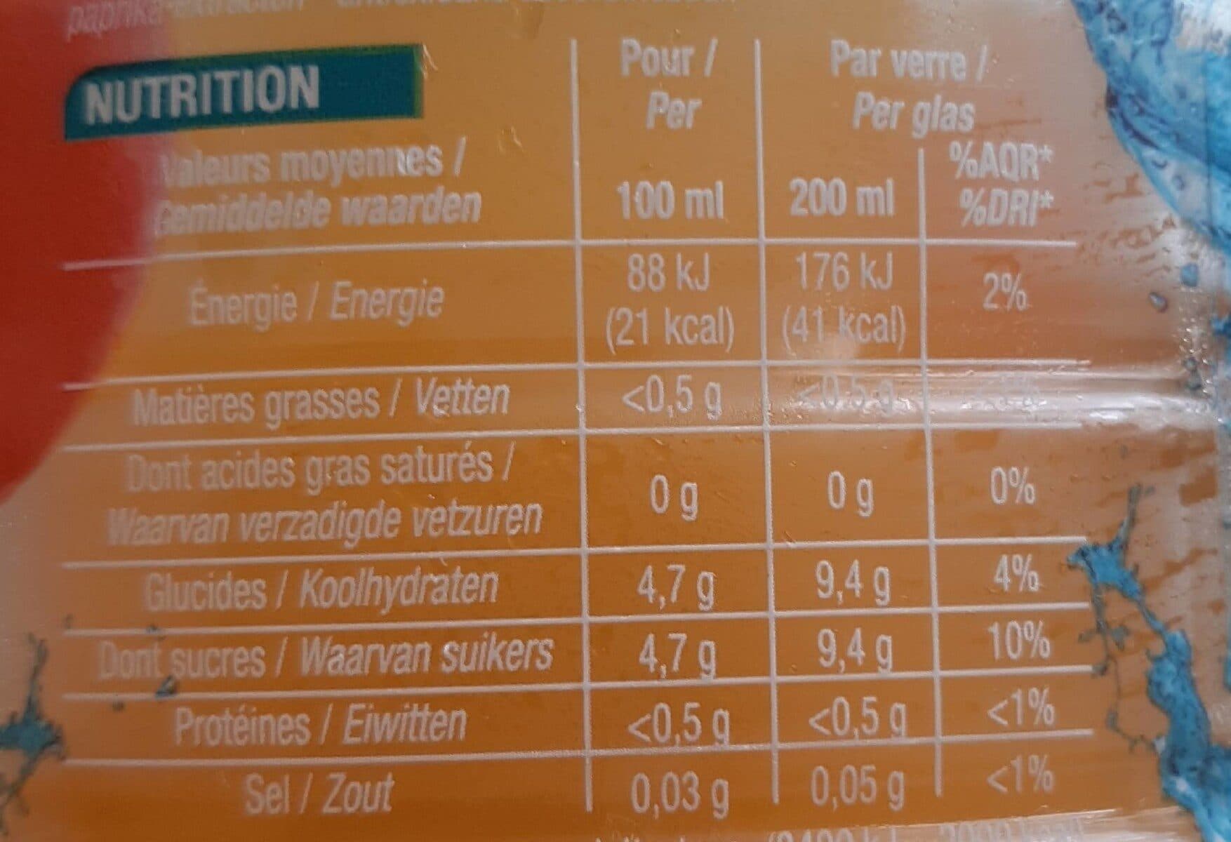 Cora Eau aromatisée pêche packshot
