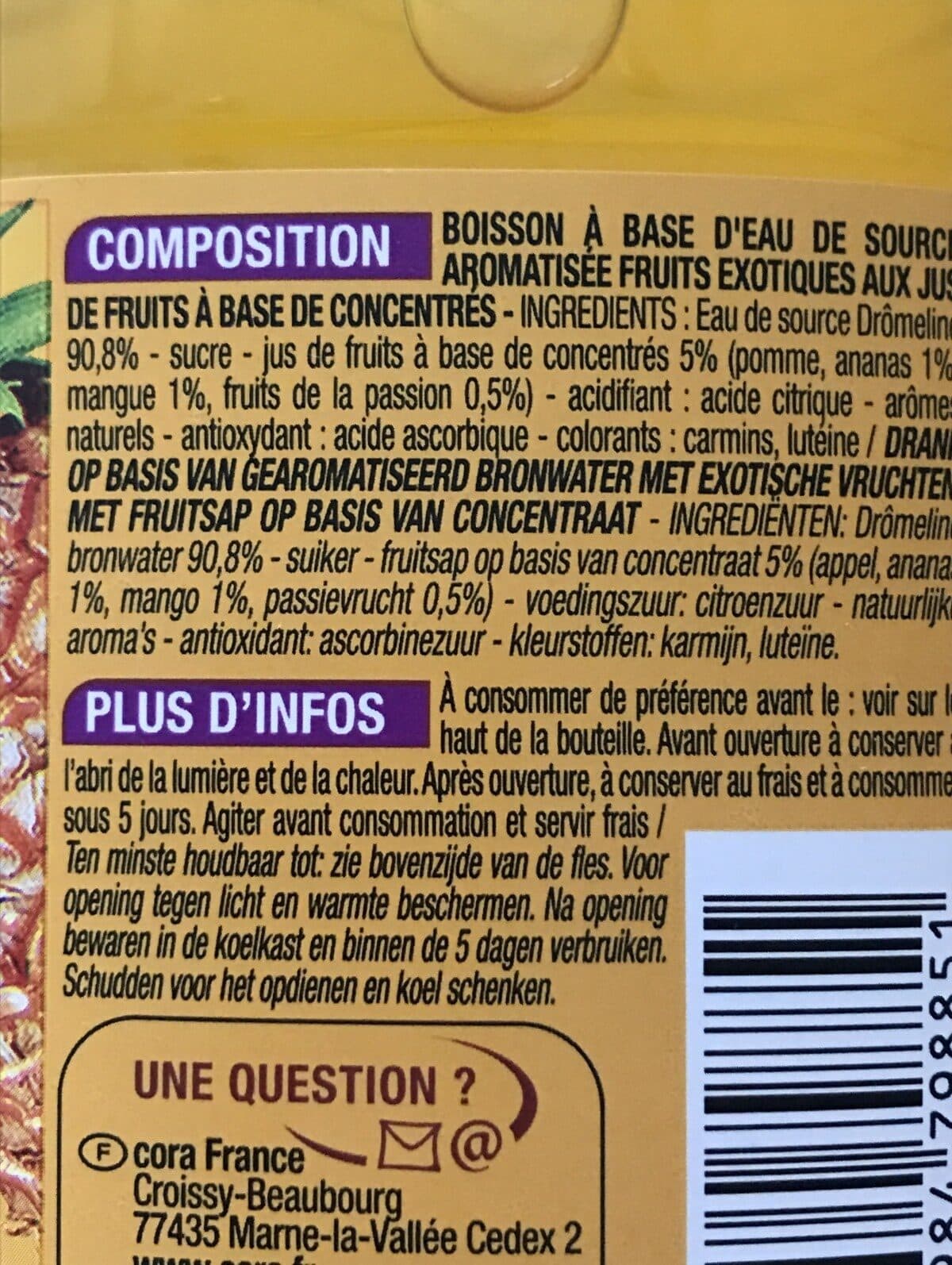 Cora Fruits exotique packshot