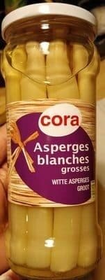 Cora Asperges blanches grosses, 320g packshot