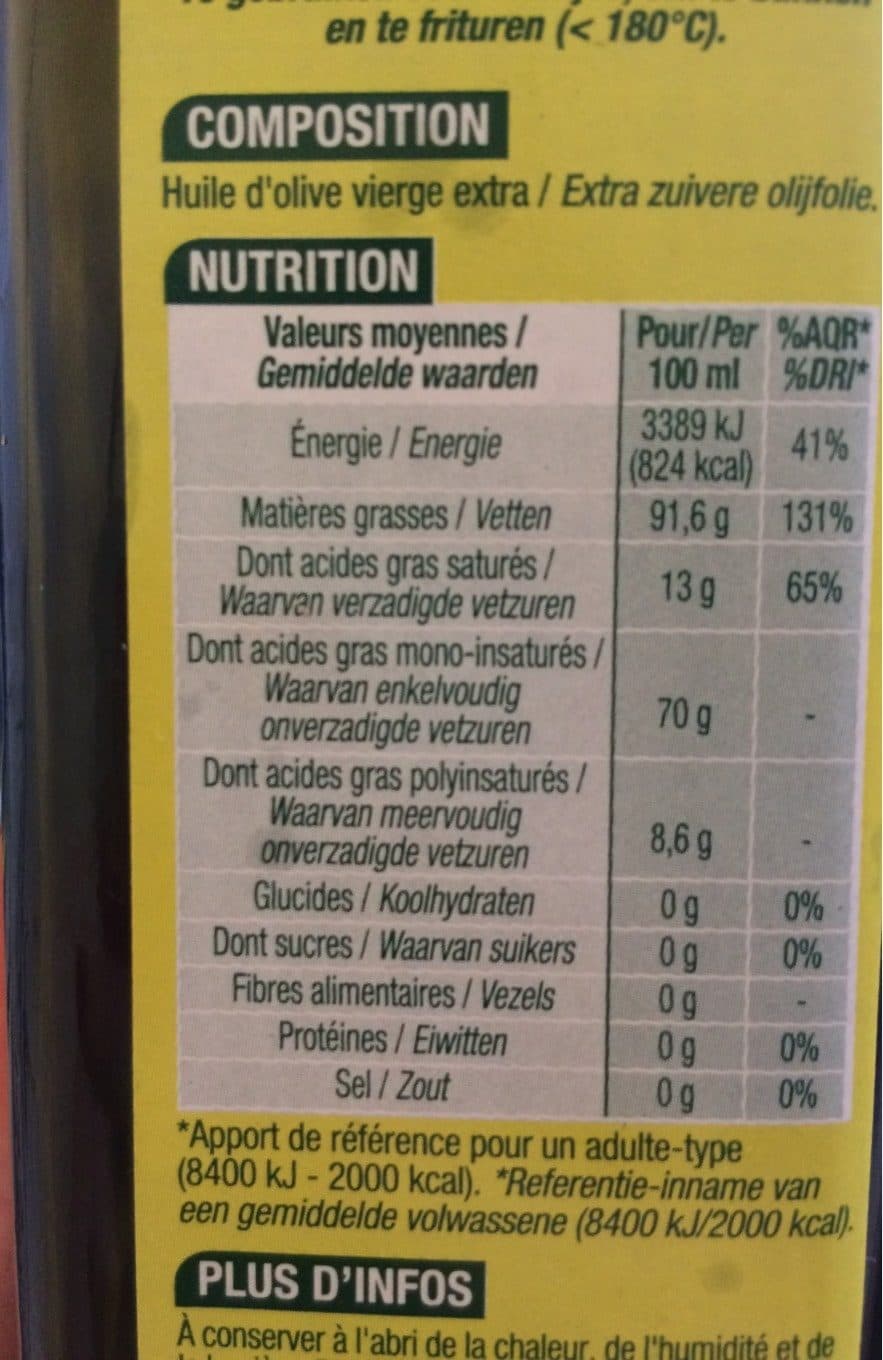 Cora Huile d'olive vierge extra packshot