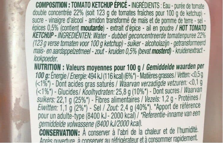 Cora Ketchup épicé packshot