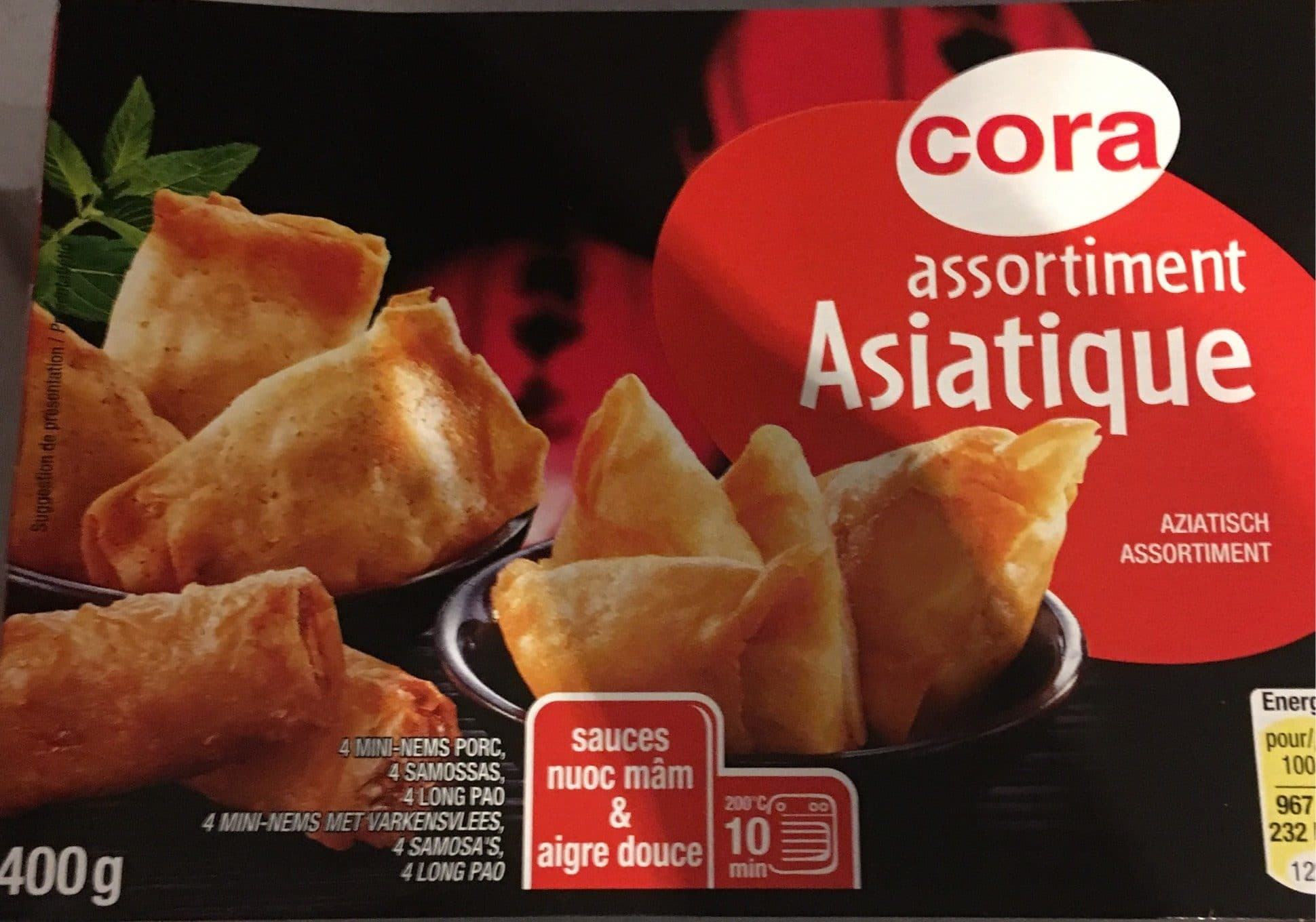 Cora Assortiment asiatique packshot