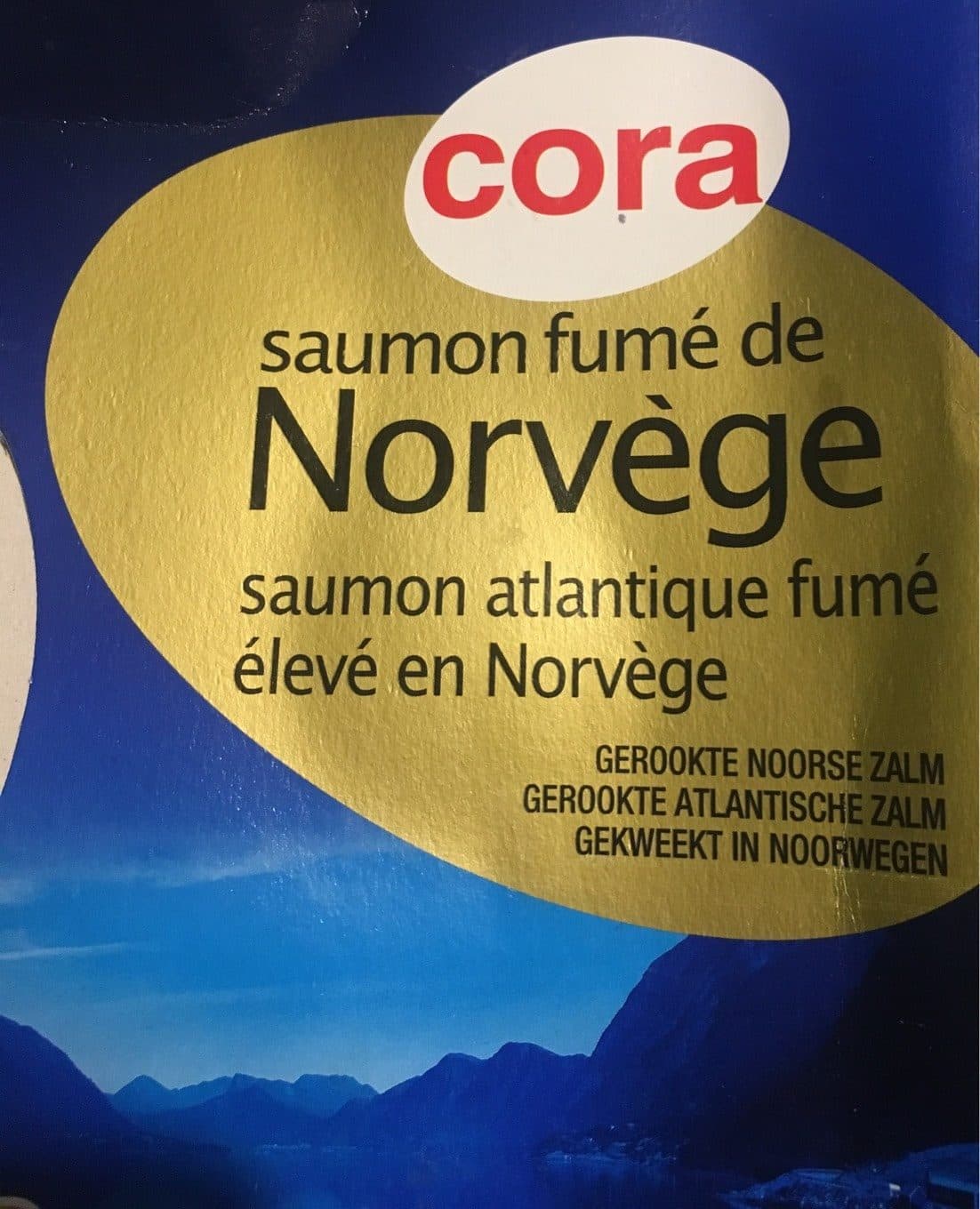 Cora Saumon fumé de Norvège packshot