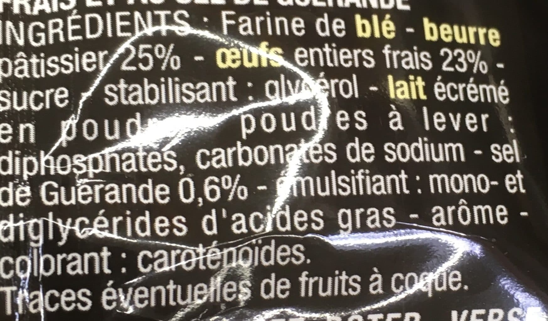 Cora Madeleines pur beurre packshot