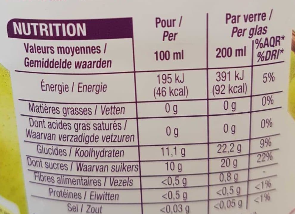 Cora Nectar de poire packshot