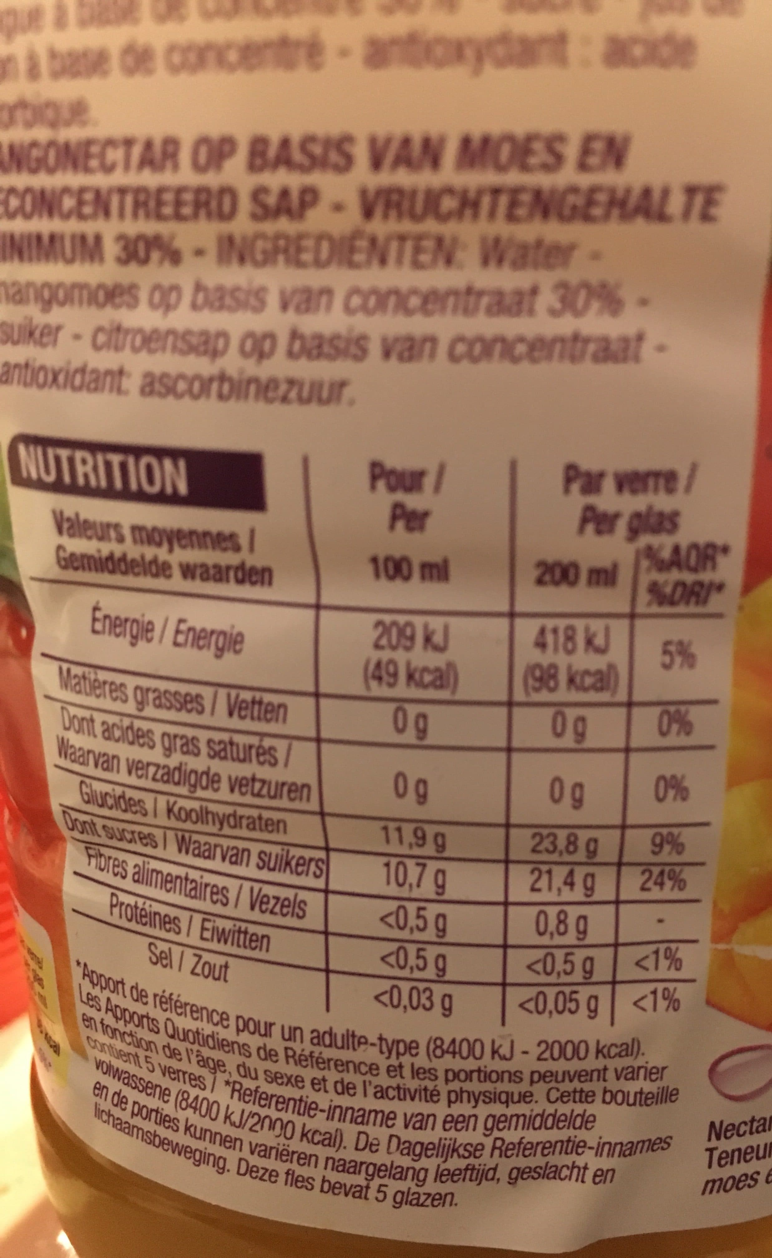 Cora Jus de mangue packshot