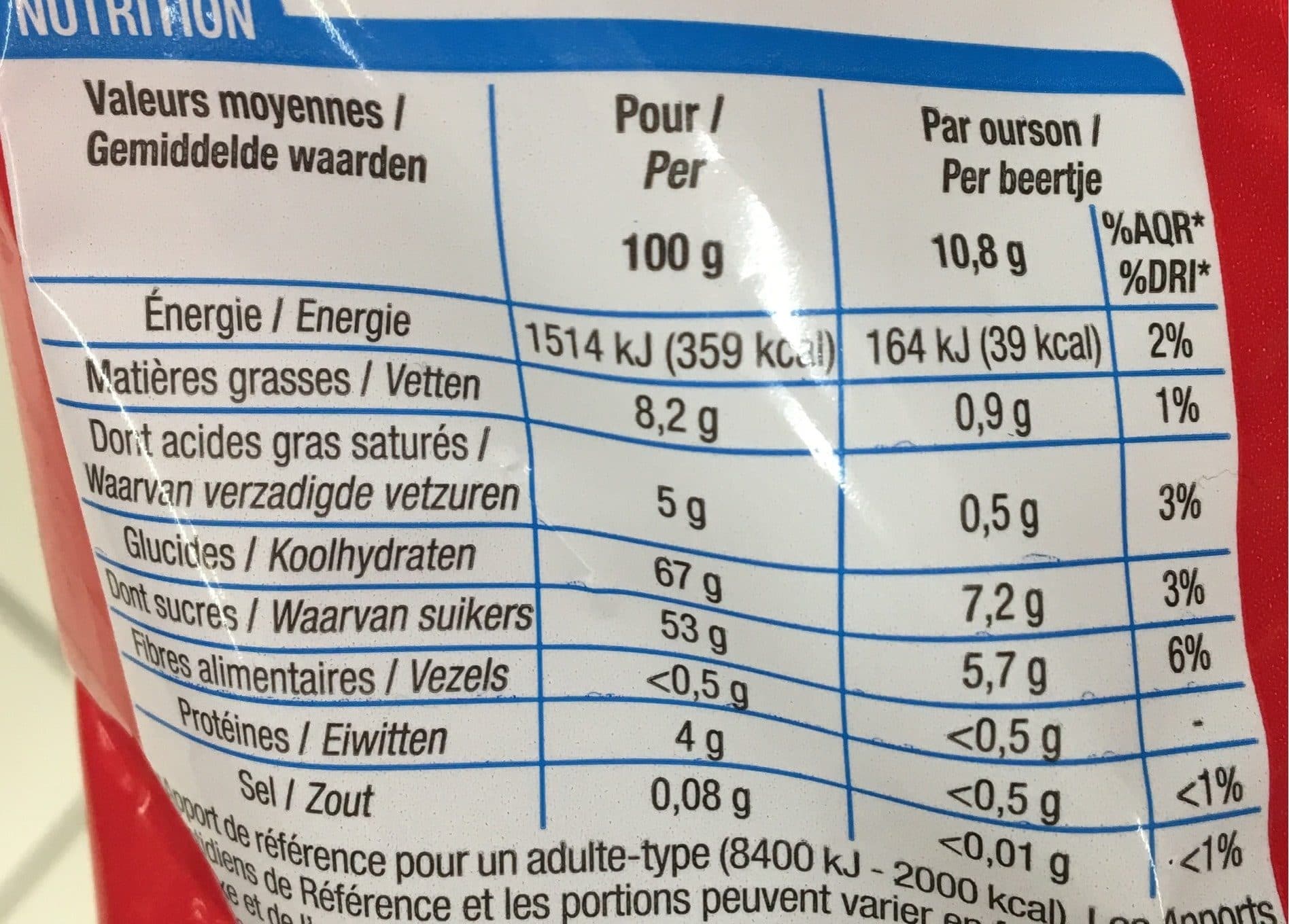 Cora Ourson chocolat au lait packshot