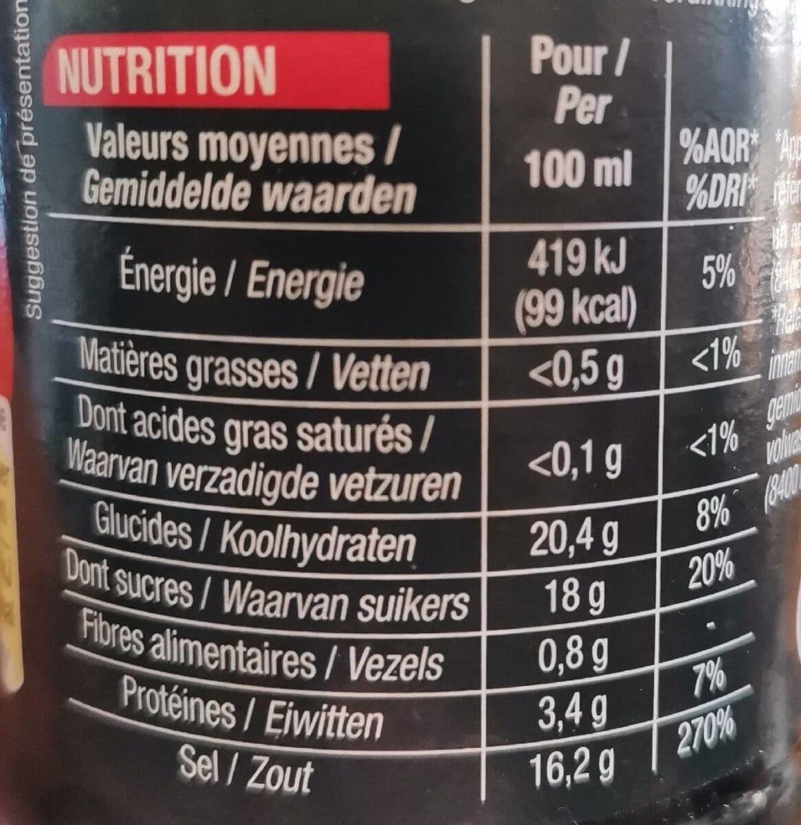 Cora Sauce soja cora packshot