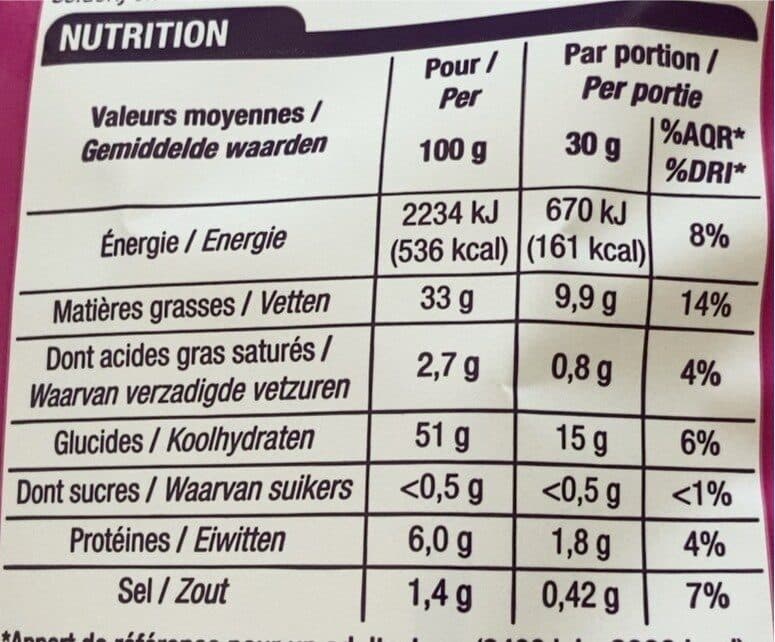 Cora Chips saveur vinaigre packshot