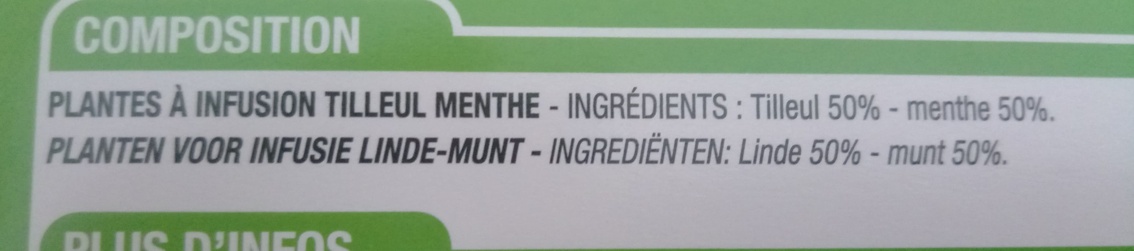 Cora Infusion Tilleul menthe packshot