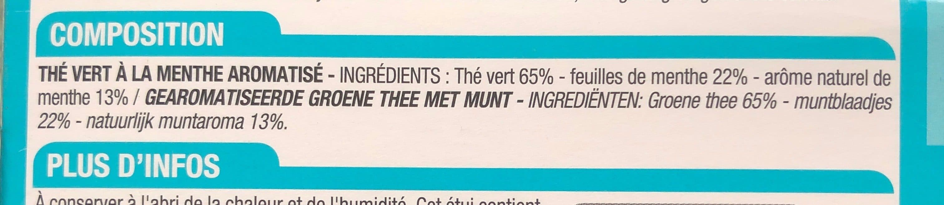 Cora The vert aromatisé à la menthe packshot